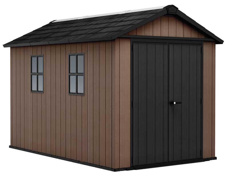 Montažna pomoćna baštenska kućica Šupa Keter Newton Plus Wide 11x7.5FT Braon