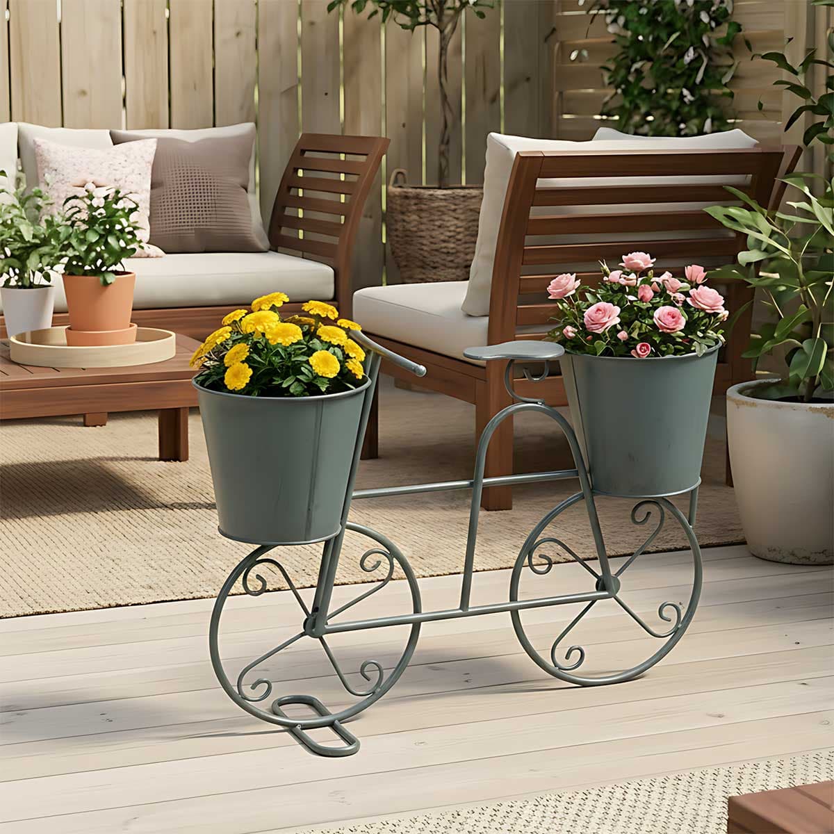 Bicikl Sa Saksijama - Shabby Chic