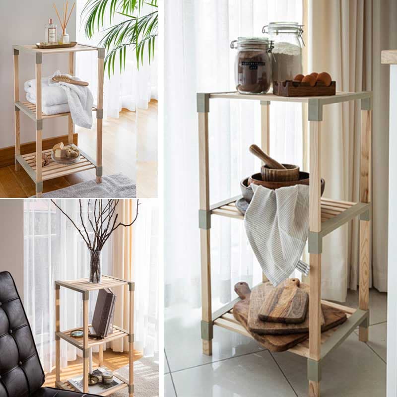 Multifunkcionalna polica sa 3 nivoa Fixwood 2013-3