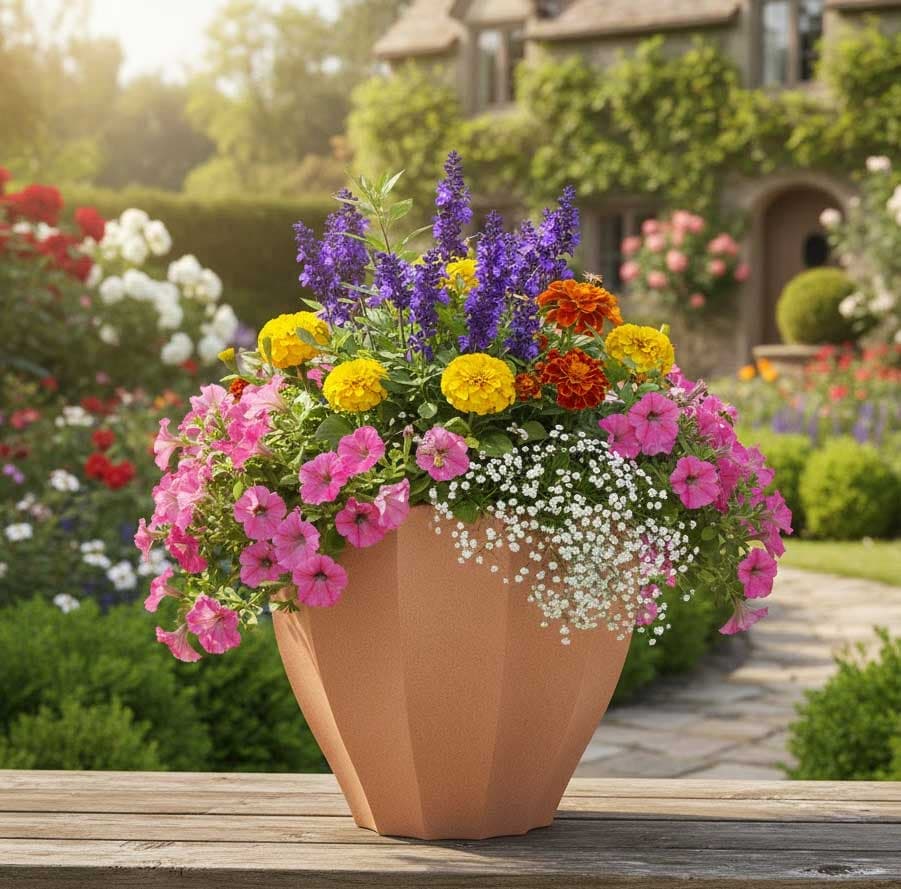 Saksija za cveće Prosperplast Rona 40cm Terakota