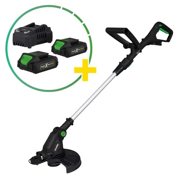 Iskra ERO Aku trimer za travu sa punjačem i dve baterije Set