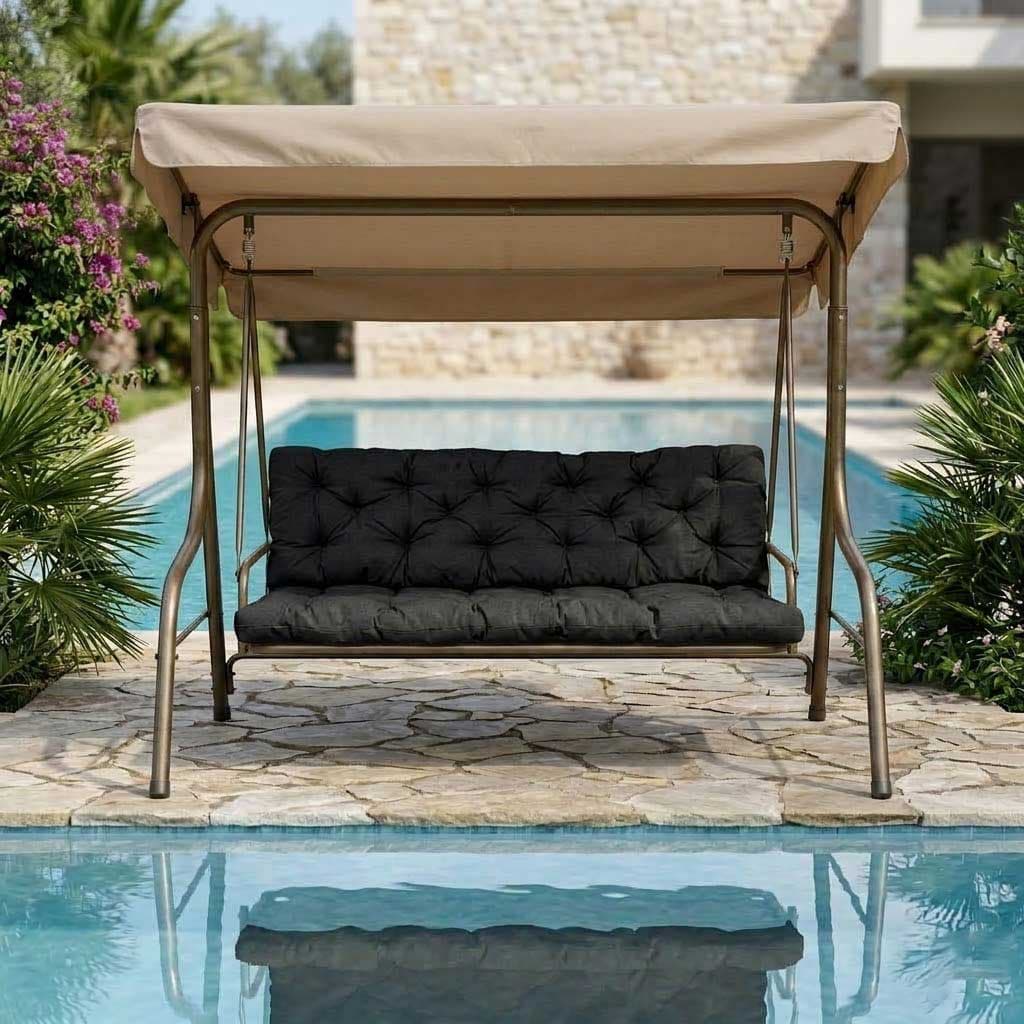 Jastuk Za Baštensku Ljuljašku 180x65x65cm Black