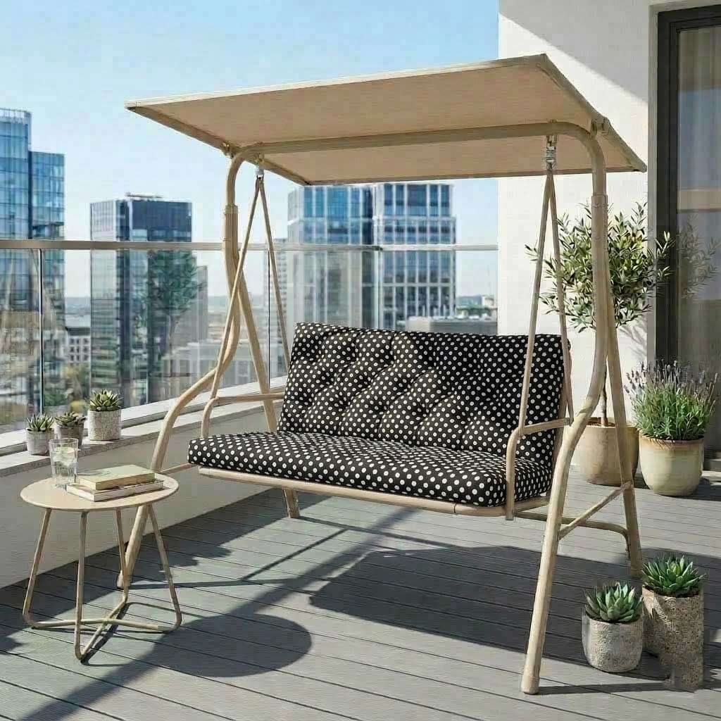 Jastuk Za Baštensku Ljuljašku 135x55x55cm Polka dots