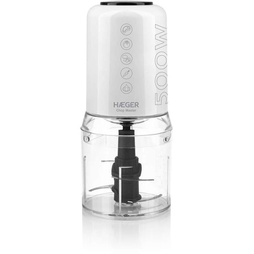 Haeger Chop Master Kuhinjska seckalica 0,5l 500W sa 4 sečiva Bela