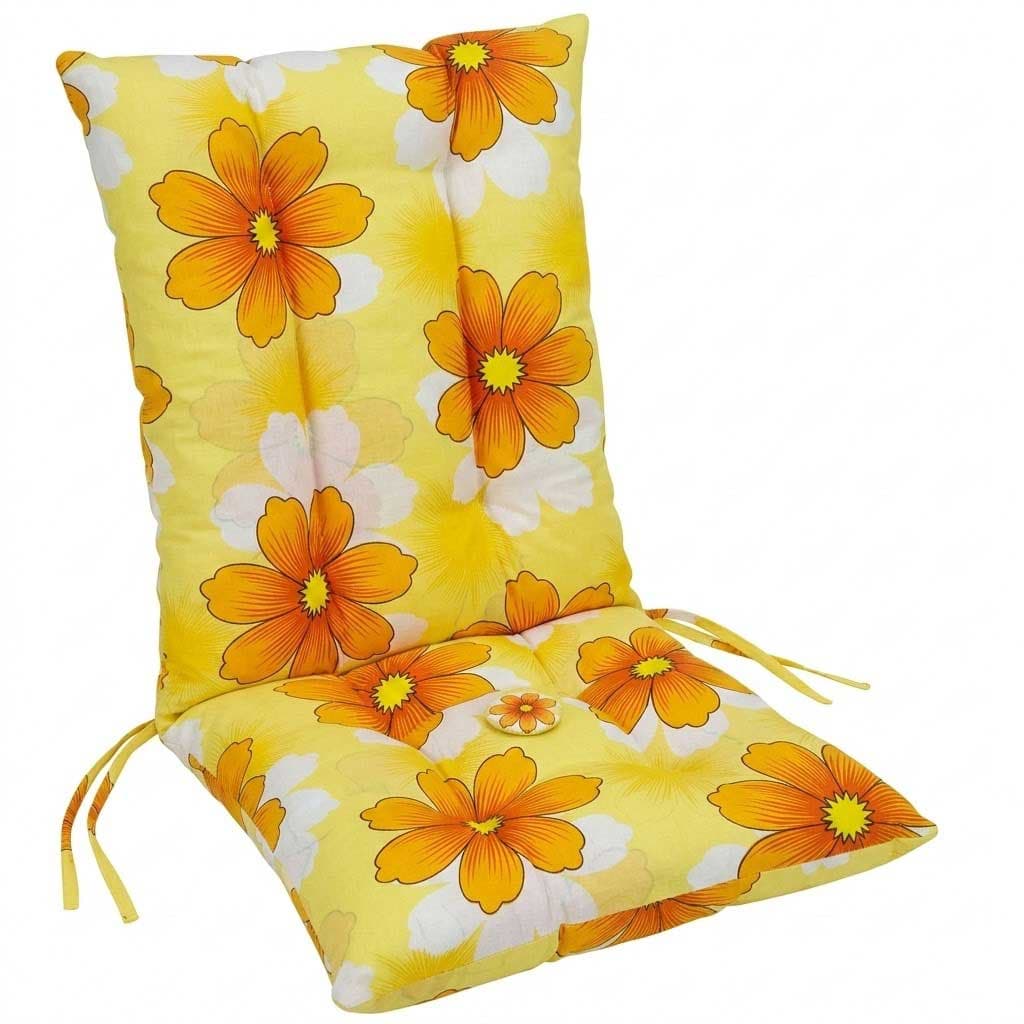 Jastuk Za Stolicu Sa Naslonom 1 kom. 40x80 cm HAPPY FLOWERS