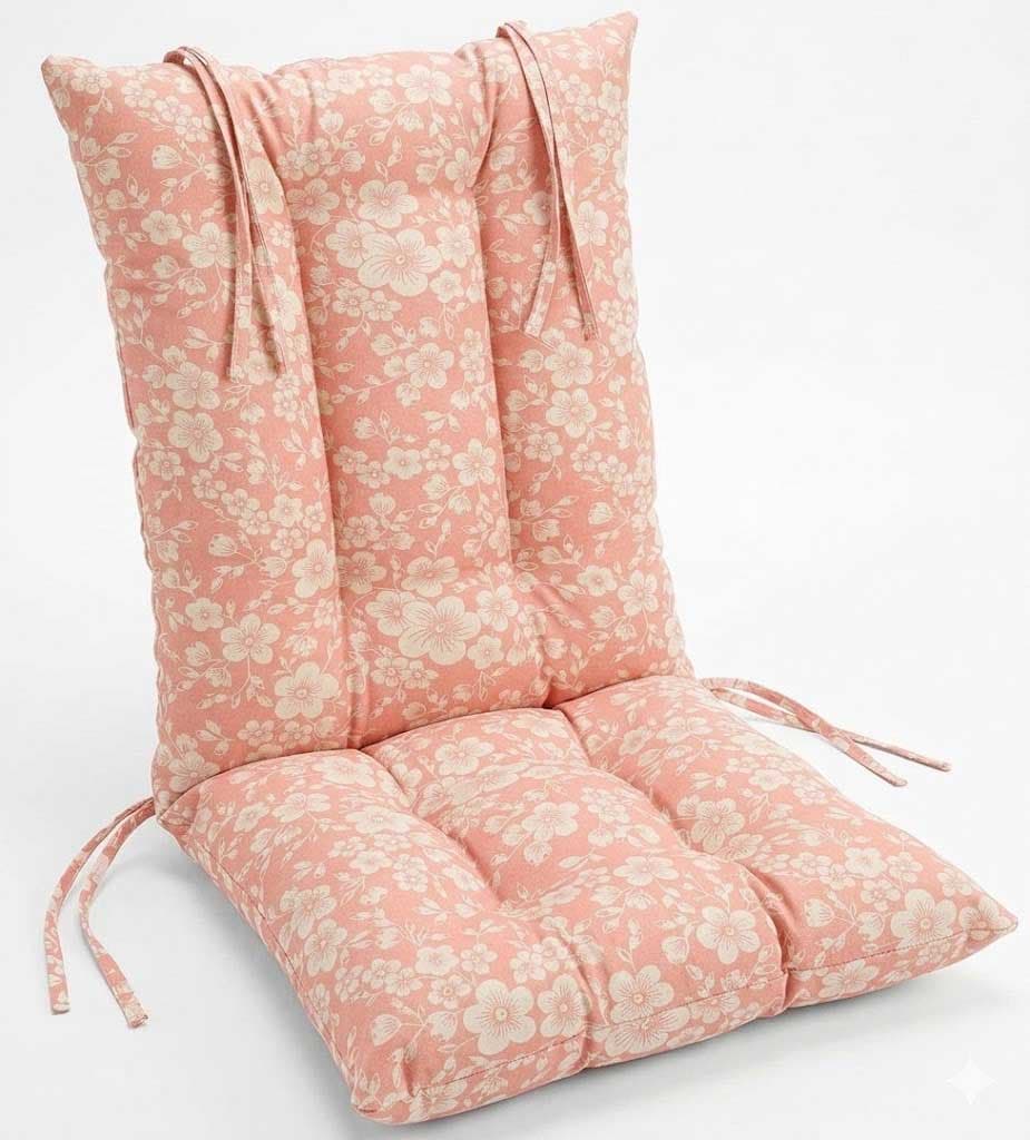 Jastuk Za Stolicu Sa Naslonom 1 kom. 40x80 cm LITTLE FLOWERS