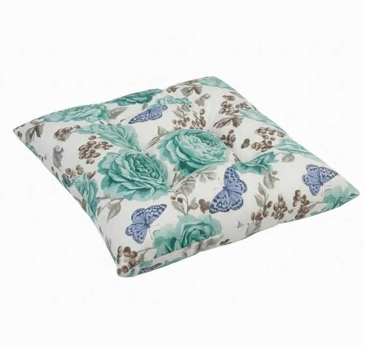 Jastuk Za Stolicu - Sedalica 1 kom. 60x60 cm BLUE ROSES