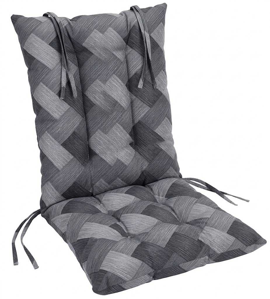 Jastuk Za Stolicu Sa Naslonom 1 kom. 45x90 cm TRICOT-BL