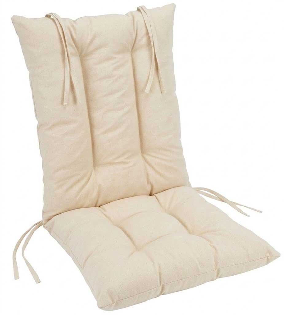 Jastuk Za Stolicu Sa Naslonom 1 kom. 60x120 cm IVORY