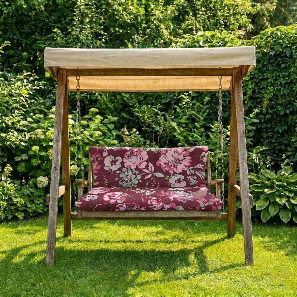 Jastuk za Baštensku Ljuljašku 135x55x55 cm BORDEAUX RETRO