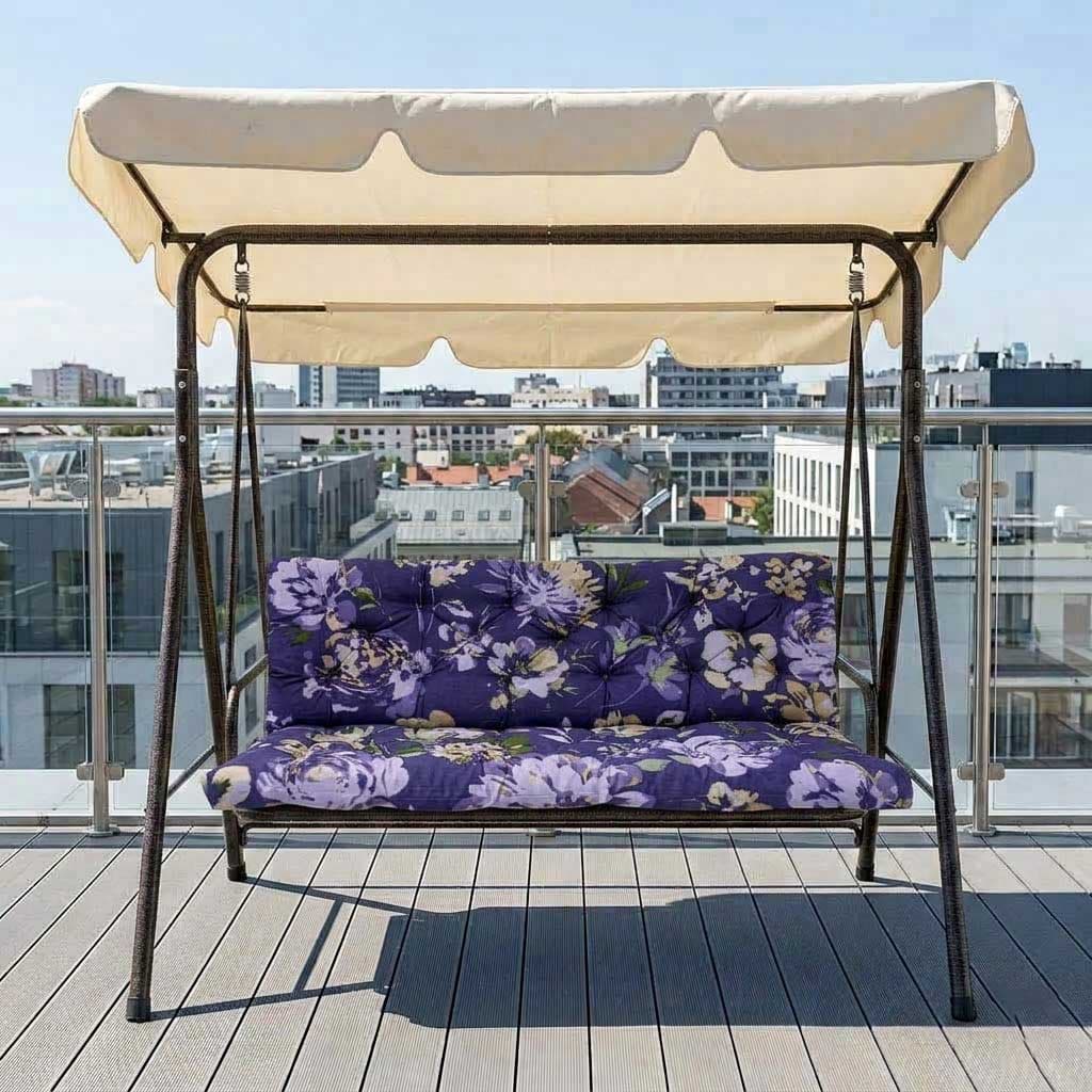 Jastuk za Baštensku Ljuljašku 155x60x60 cm VIOLET RETRO