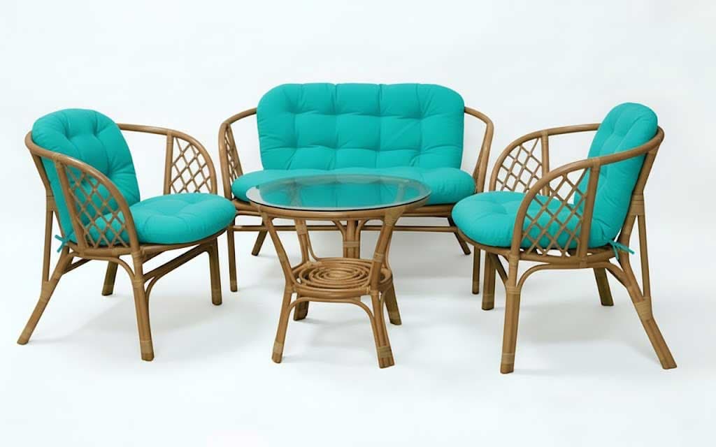 Jastuci za bambus ratan garnituru Bahama TURQUOISE