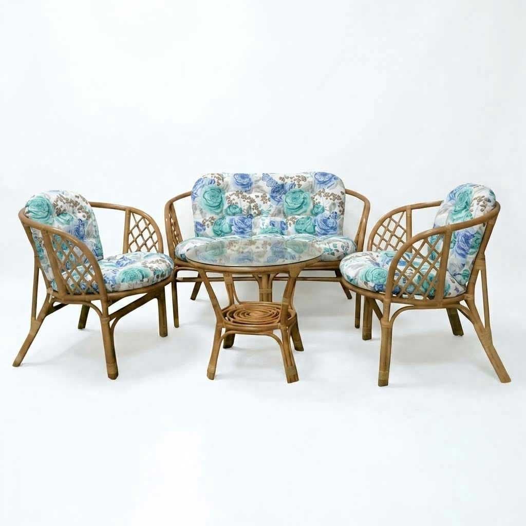 Jastuci za bambus ratan garnituru Bahama BLUE ROSES