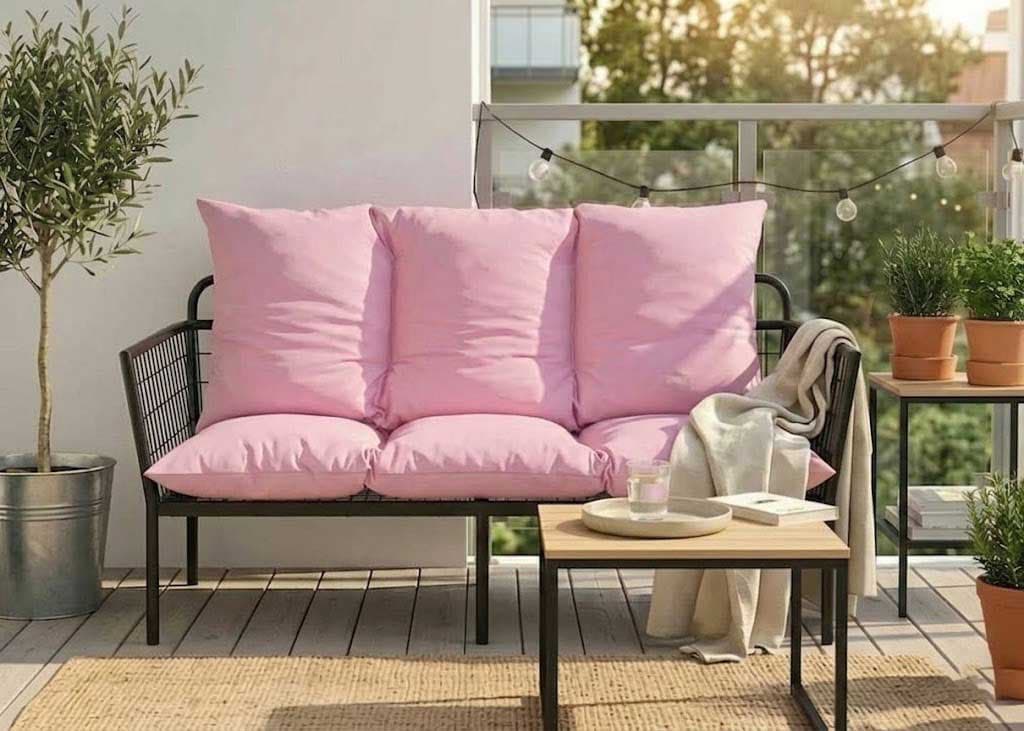 Jastuk Za BaštenskI Dvosed 100x50x50 cm BLUSH
