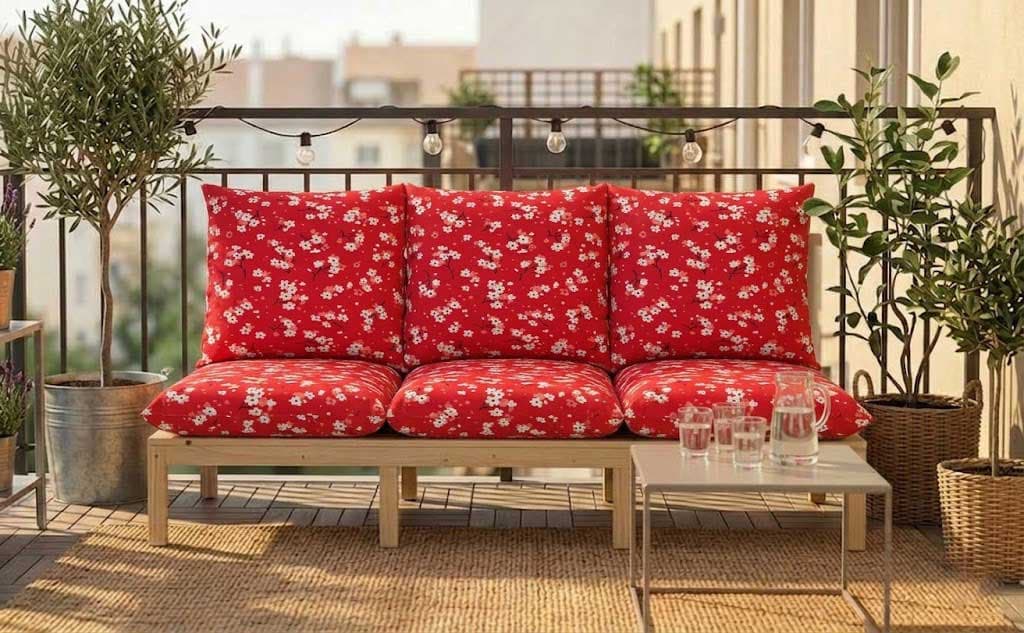 Jastuk Za BaštenskI Dvosed 120x50x50 cm RED SPRING