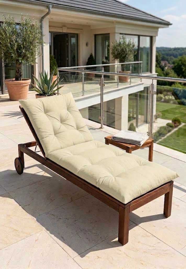 Jastuk Za Baštensku Ležaljku 200x70cm BEIGE