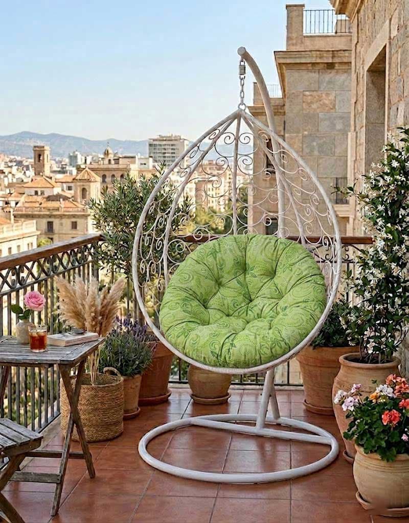 Jastuk 120cm Za Gnezdo Baštensku Ljuljašku FRESH GREEN