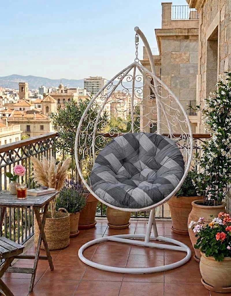 Jastuk 120cm Za Gnezdo Baštensku Ljuljašku TRICOT-BL