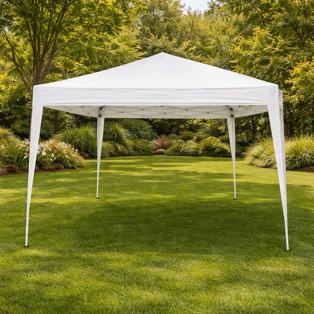 Progarden Pop-Up paviljon 3x3m Beli– Hladovina spremna za 60 sekundi
