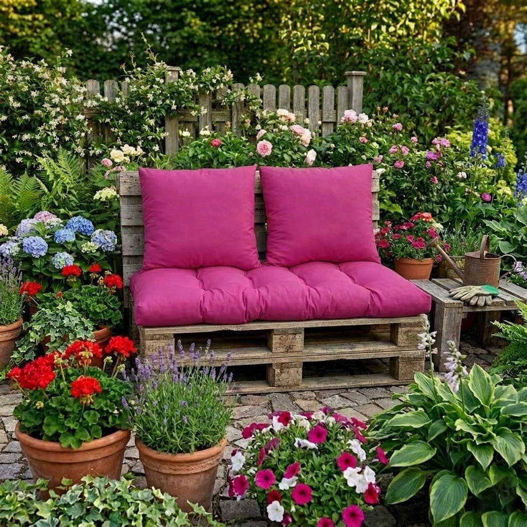 Komplet jastuka za garniture od paleta CIKLAMA