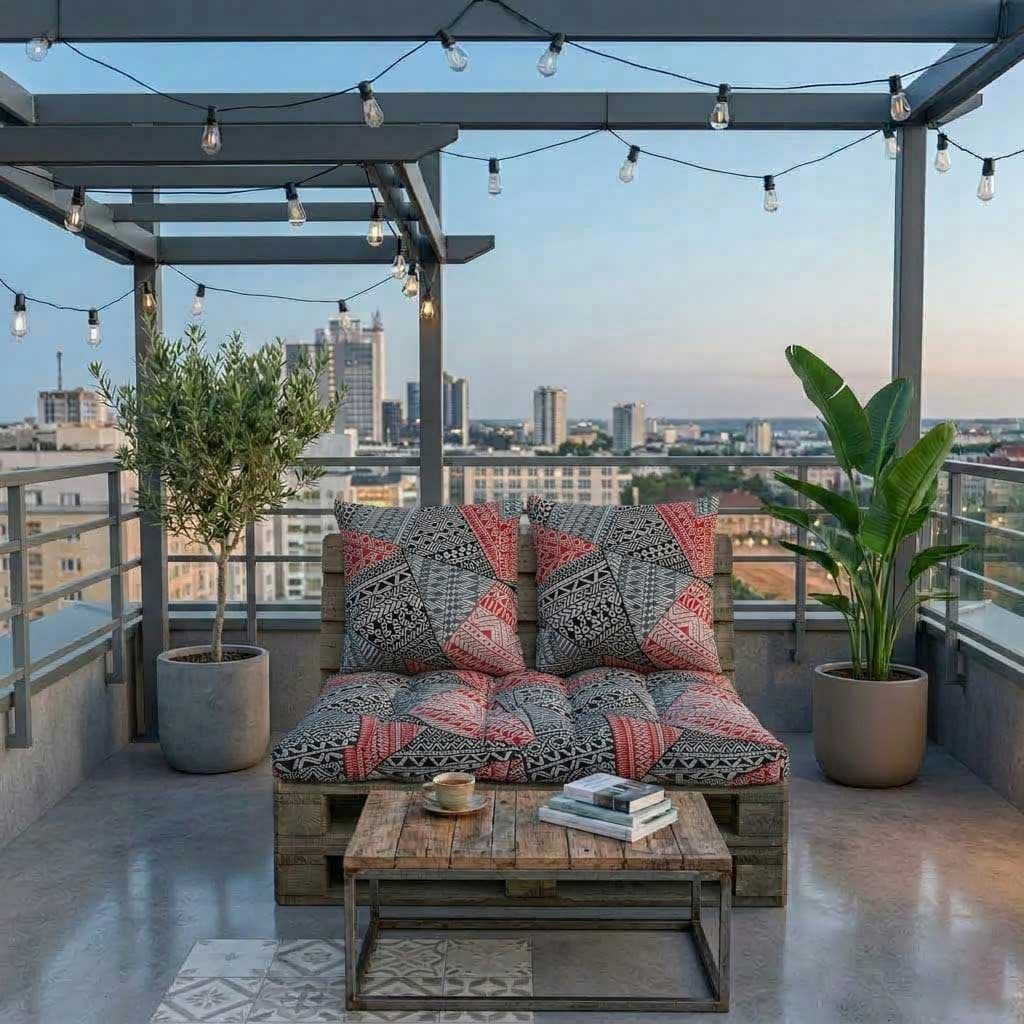 Komplet jastuka za garniture od paleta INDI