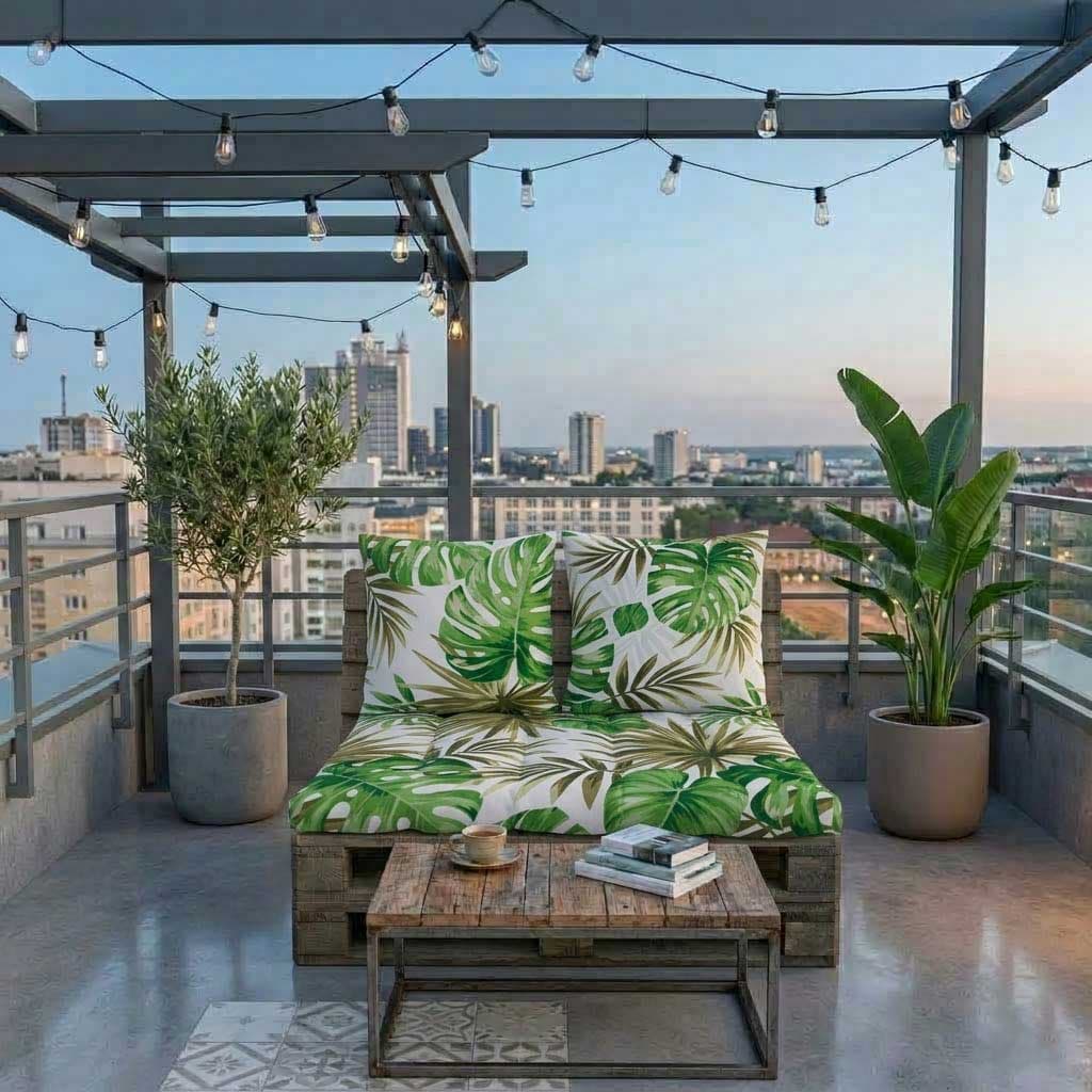 Komplet jastuka za garniture od paleta JUNGLE