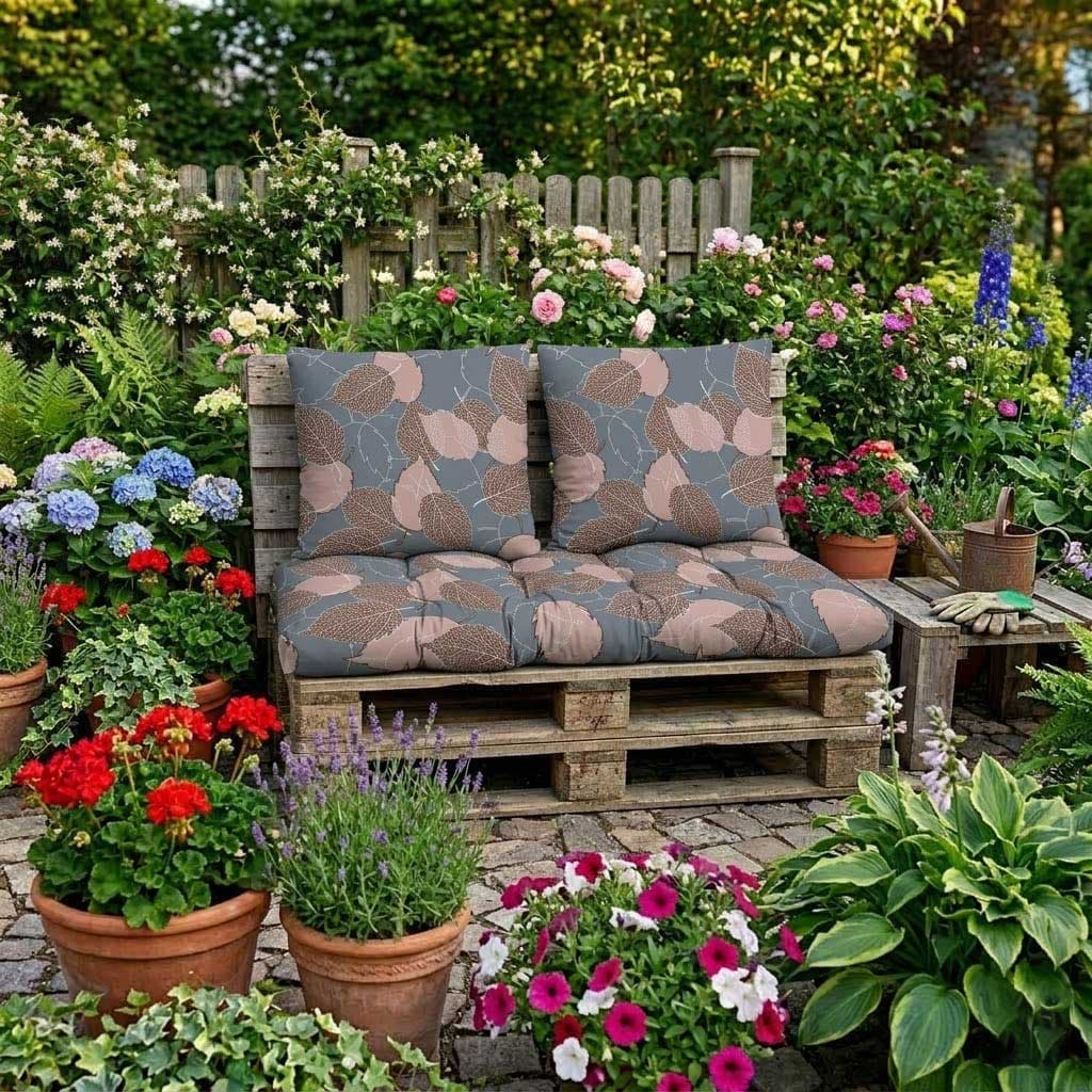 Komplet jastuka za garniture od paleta LEAVES