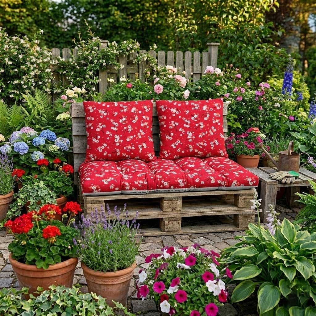 Komplet jastuka za garniture od paleta RED SPRING