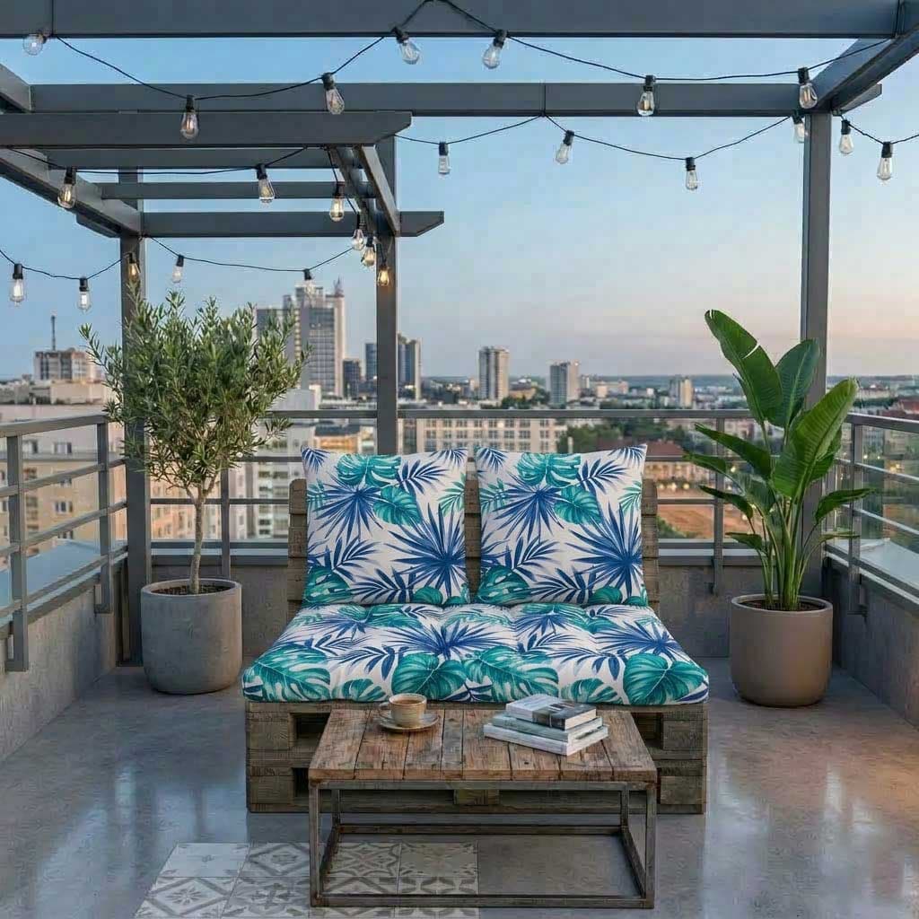 Komplet jastuka za garniture od paleta TROPICAL