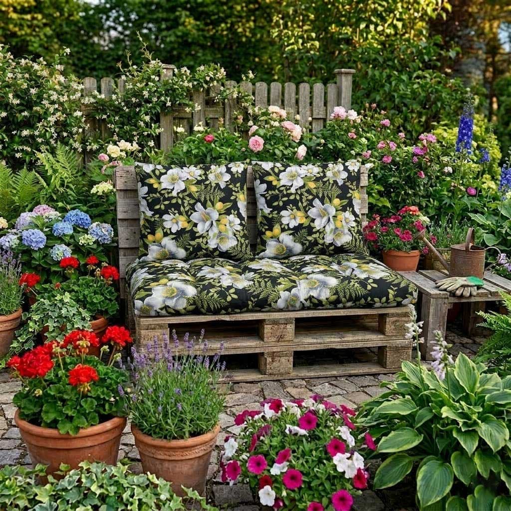 Komplet jastuka za garniture od paleta WHITE NIGHT