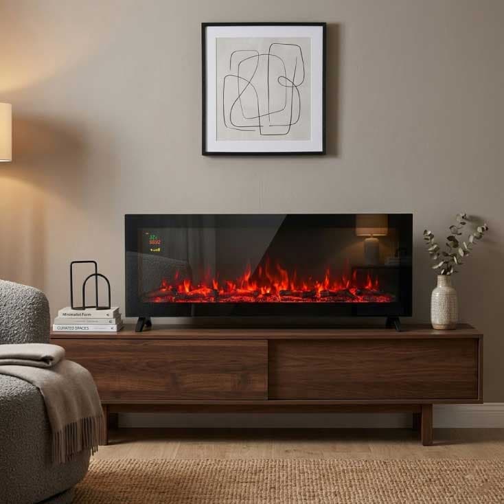 Prosto Električni multikolor kamin 2kW 50 inča 