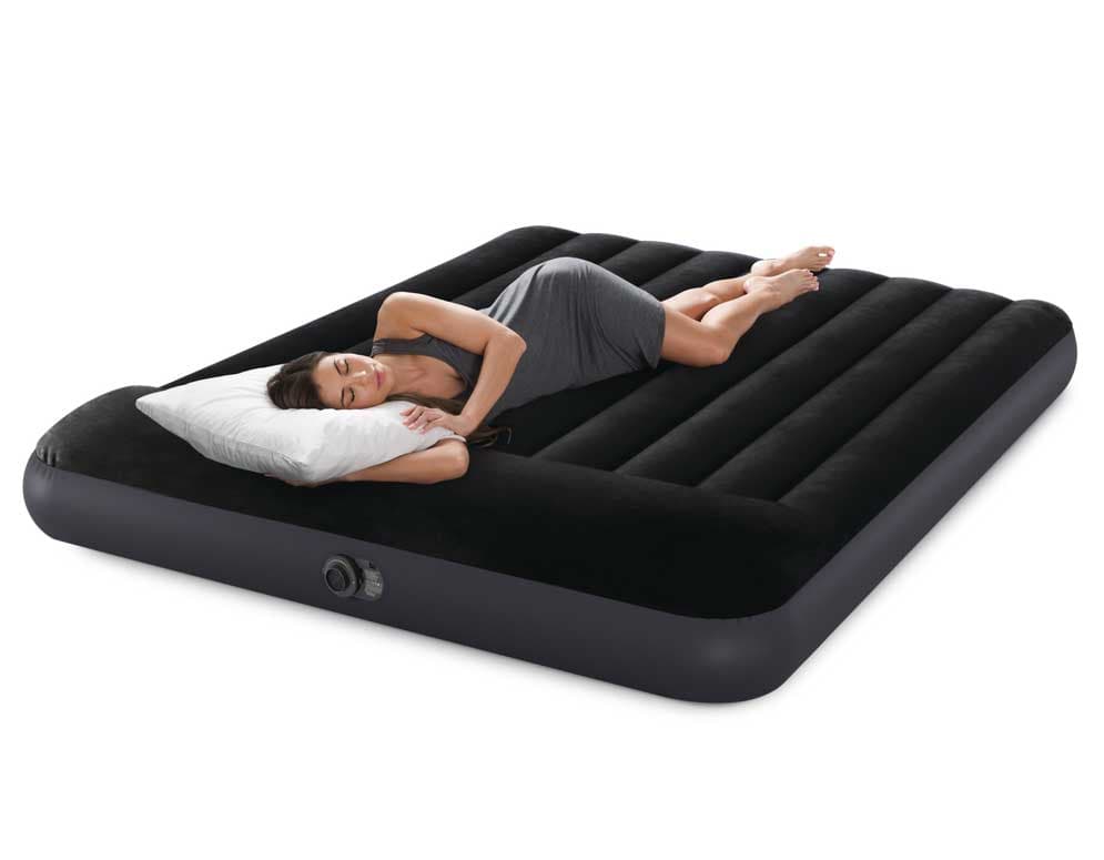 Intex Vazdušni krevet sa integrisanom pumpom Queen Pillow Rest 152x203x25cm 64150ND
