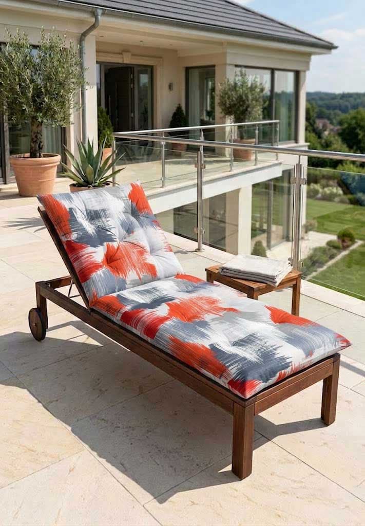 Jastuk Za Baštensku Ležaljku 200x70cm RED JAM