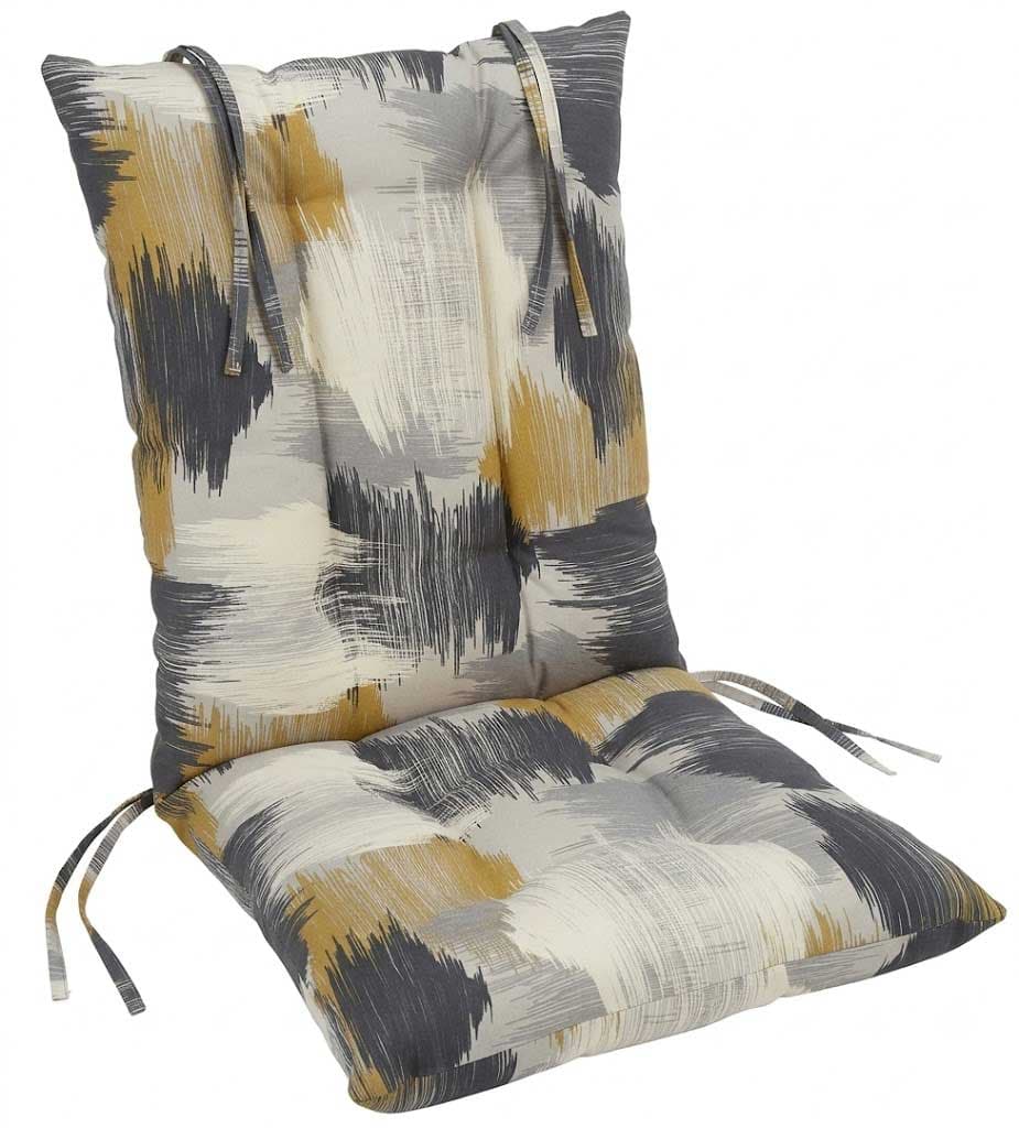 Jastuk Za Stolicu Sa Naslonom 1 kom. 45x90 cm BLACK JAM