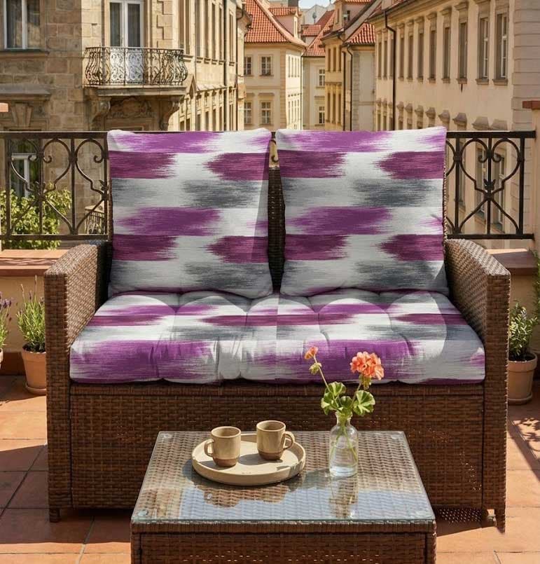 Jastuci za baštenski dvosed 100x50x50cm PINK BRUSH