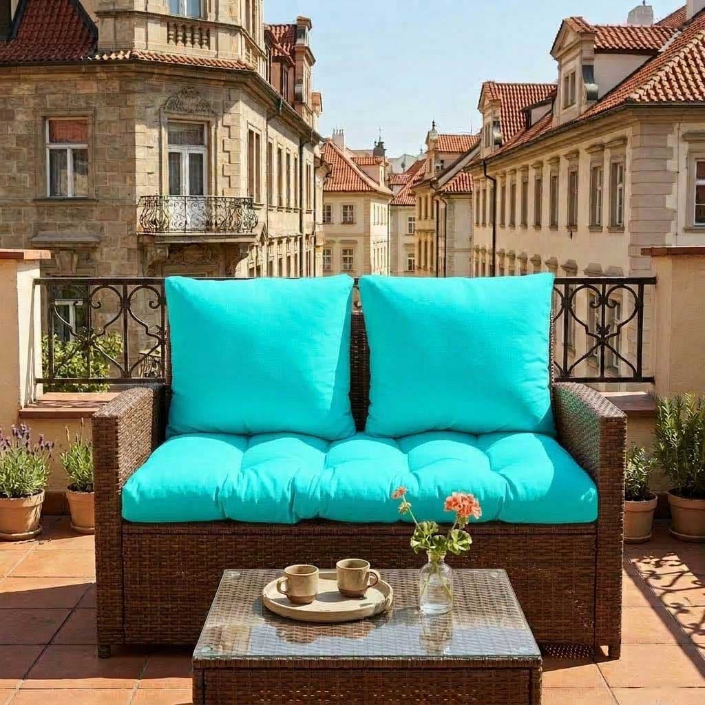 Jastuci za baštenski dvosed 100x50x50cm TURQUOISE