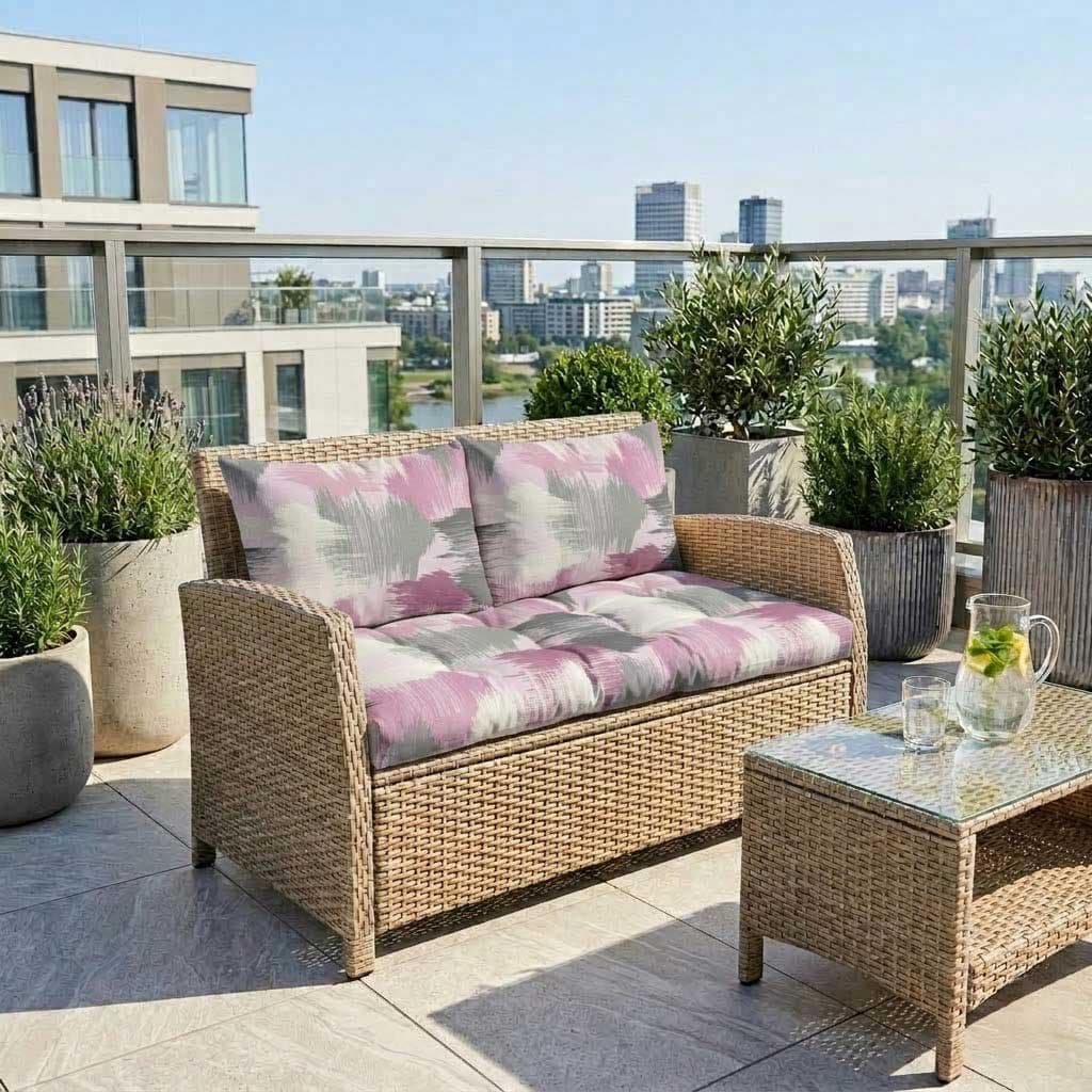 Jastuci za baštenski dvosed 130x50x50cm PINK JAM