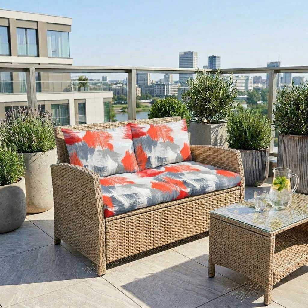 Jastuci za baštenski dvosed 130x50x50cm RED JAM