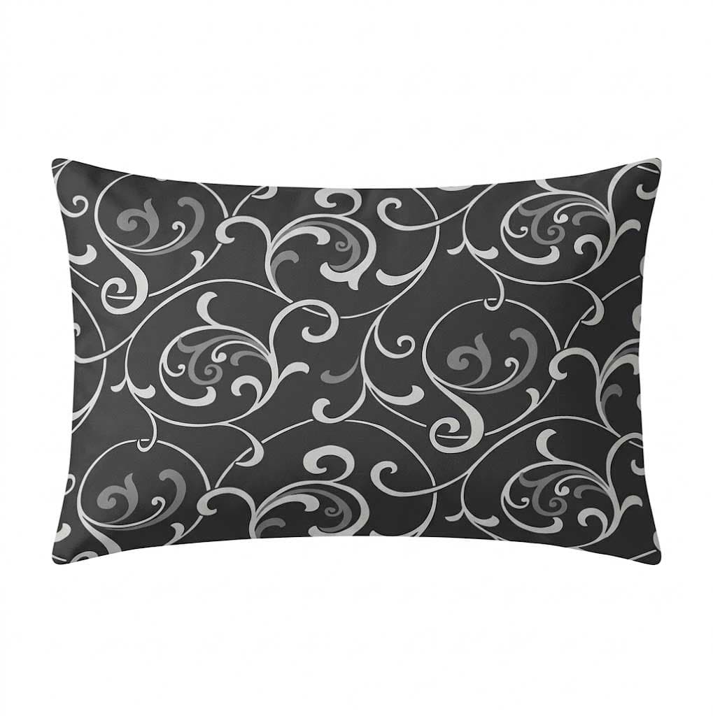 Pamučni dekorativni jastuk 70x50 cm 1 komad BLACK ORNAMENT