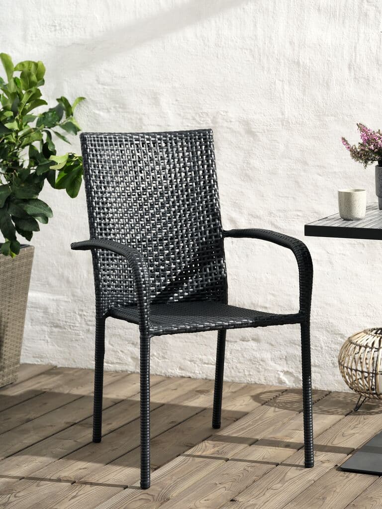 Ratan Stolica GLEBERG Crna