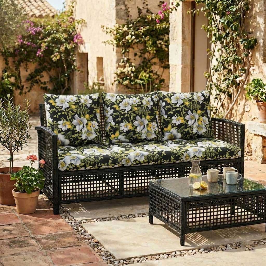 Jastuci za baštenski trosed 160x50x50cm WHITE NIGHT