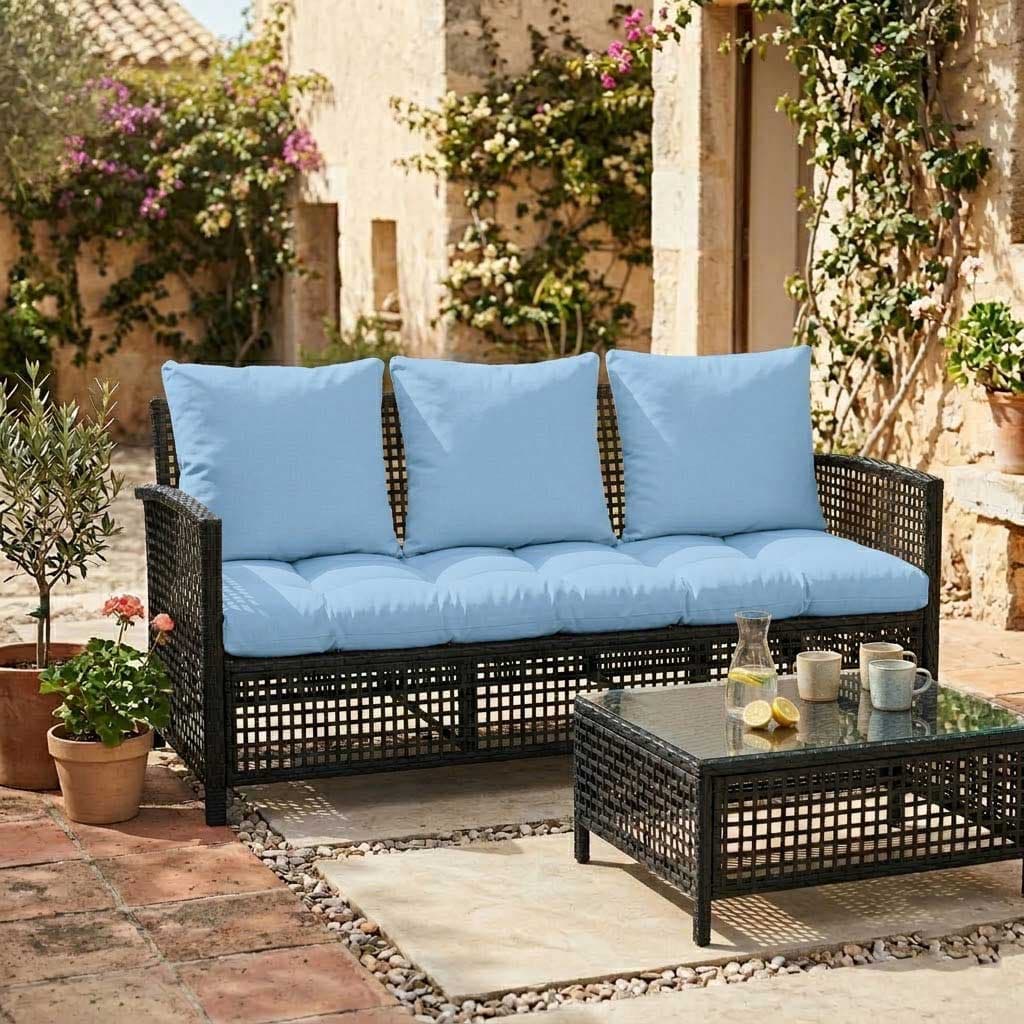 Jastuci za baštenski trosed 160x50x50cm SKY BLUE