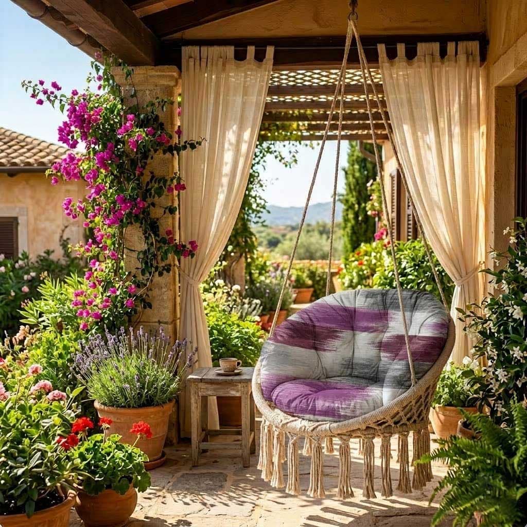 Jastuci za Makrame ljuljašku PINK BRUSH