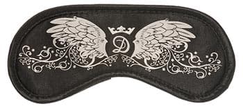 DayDream Maska za spavanje Swarovski Wings black S-4009