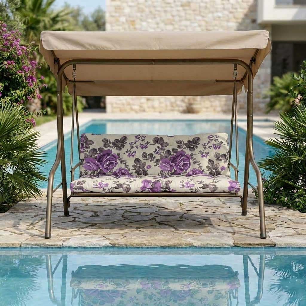 Jastuci za Baštensku Ljuljašku 180x65x65cm VIOLET GARDEN