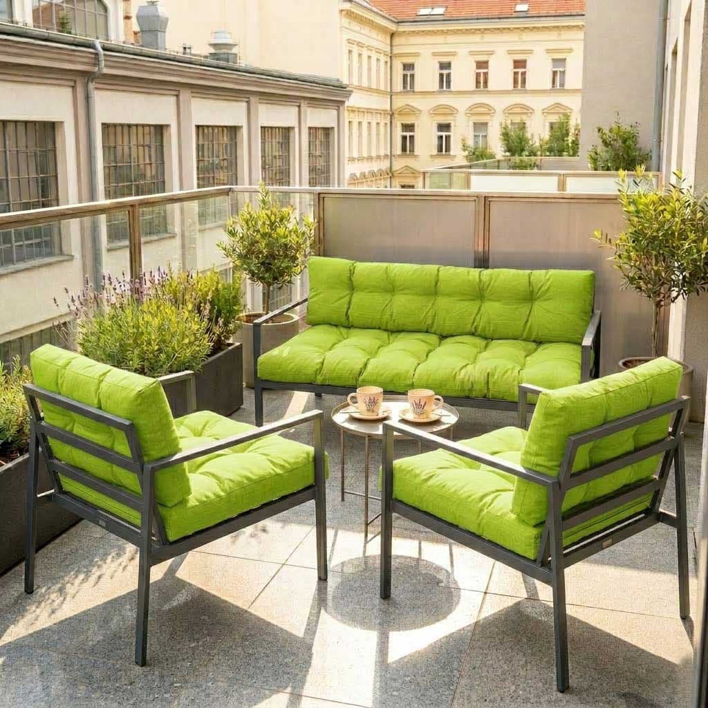 Jastuci Za Baštensku Garnituru Sa Niskim Naslonima - Dvosed i Dve Fotelje LIME