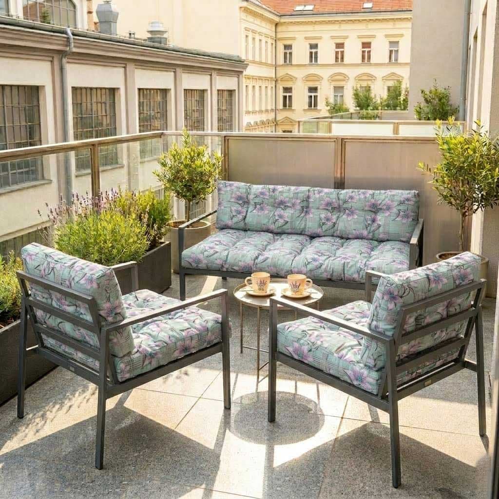 Jastuci Za Baštensku Garnituru Sa Niskim Naslonima - Dvosed i Dve Fotelje LILIES