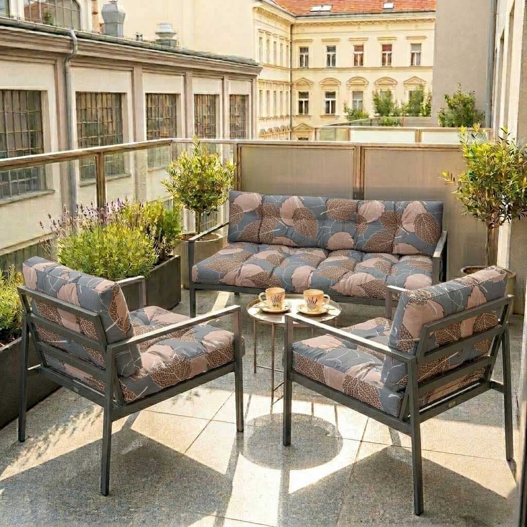 Jastuci Za Baštensku Garnituru Sa Niskim Naslonima - Dvosed i Dve Fotelje LEAVES