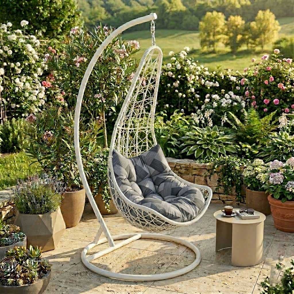 Jastuk Za Ratan Ljuljašku Za Jednu Osobu TRICOT-BL