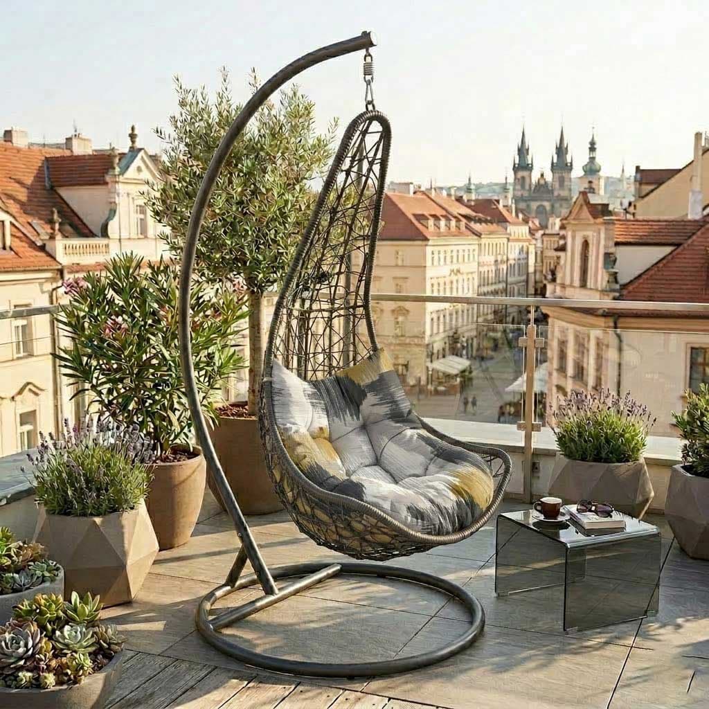 Jastuk Za Ratan Ljuljašku Za Jednu Osobu BLACK JAM